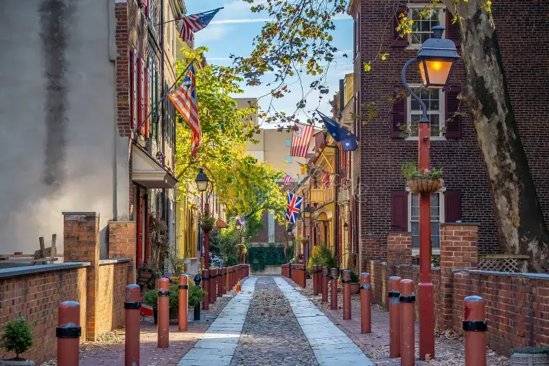 via della città vecchia di Filadelfia

